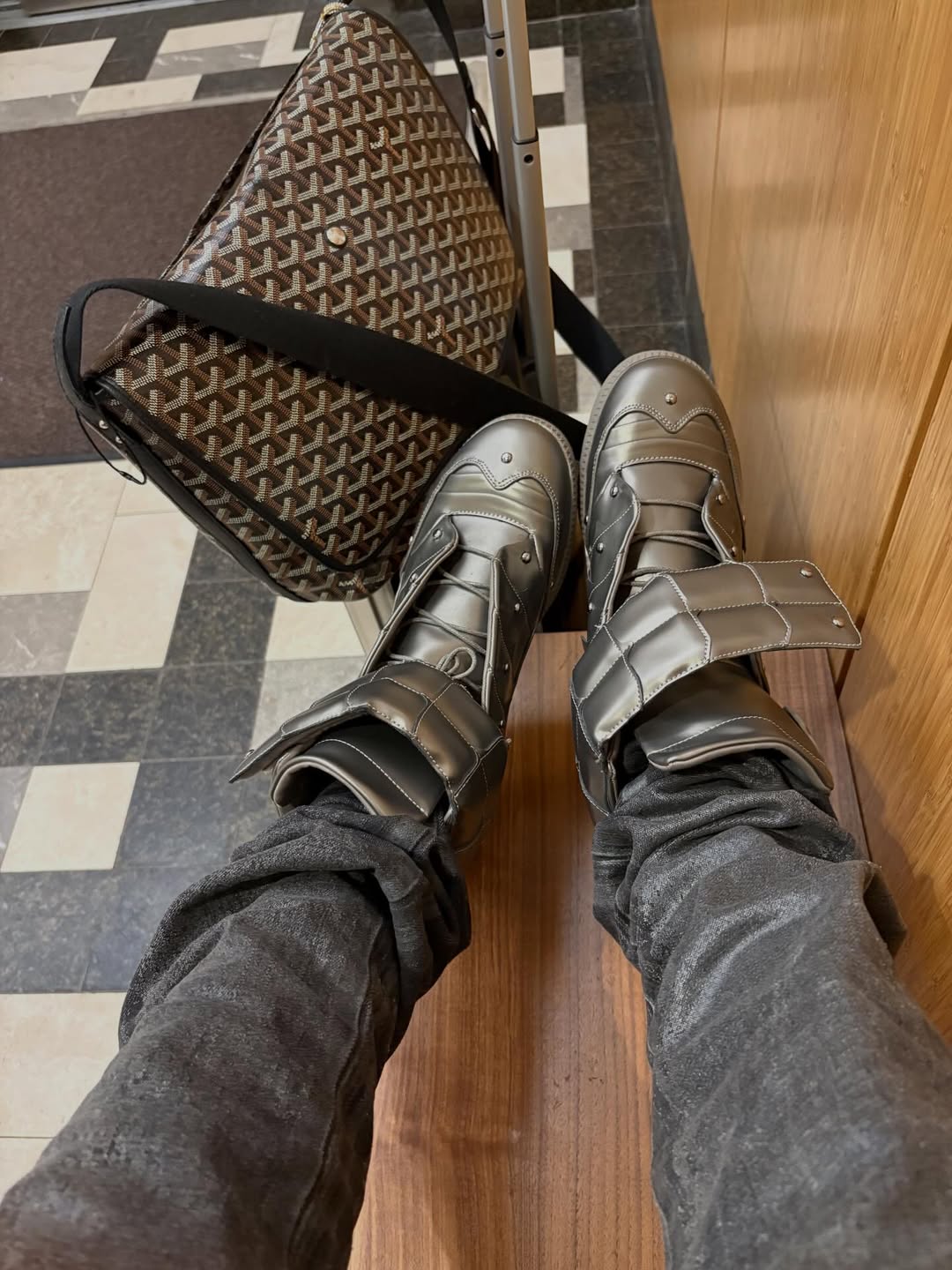 "future meets past" - medieval high tops